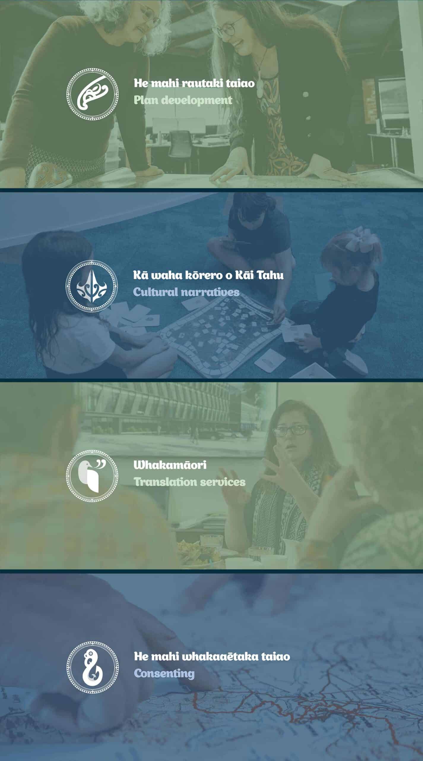 Aukaha: Aukaha sections with illustrations