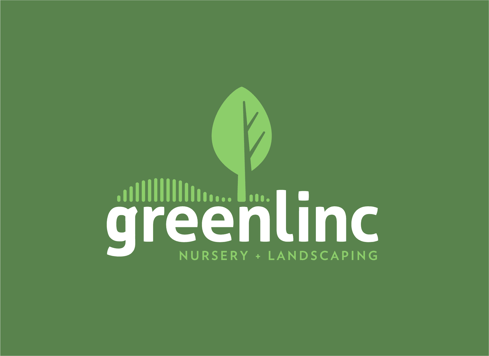 Greenlinc logo dark green
